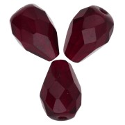 Perles poires facettées 10x7 mm - Garnet x20