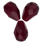 Perles poires facettées 10x7 mm - Garnet x20