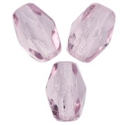 Perles olives facettées 6x4 mm - Light Amethyst x25