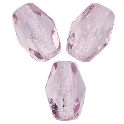 Perles olives facettées 6x4 mm - Light Amethyst x25