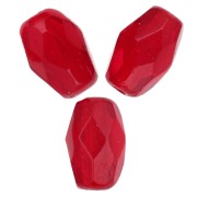 Perles olives facettées 6x4 mm - Siam x25