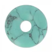 Turquoise - Donuts 20 mm Turquoise (imitation) x1 Donuts 20 mm Turquoise (imitation) x1