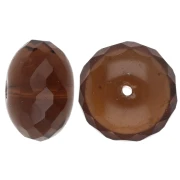 Perle donuts 17x11 mm - Light Smoked Topaz x1