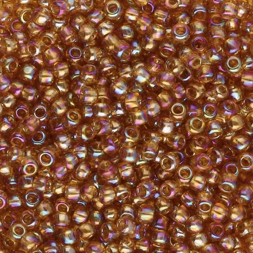Rocaille Toho 11/0 TO11R162C - Transparent Topaz Rainbow x8g
