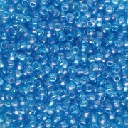 Rocaille Toho 11/0 TO11R163B - Transparent Dark Aqua Rainbow x8g