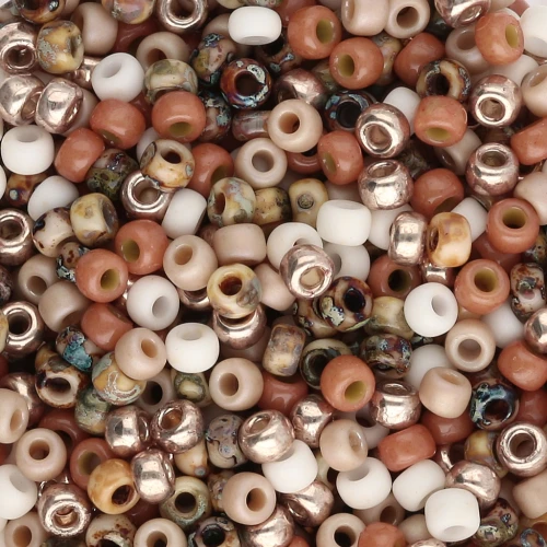 Mix de rocailles Miyuki 8/0 - Sand Dunes x8g