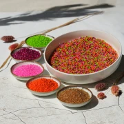 Mix de rocailles Miyuki 8/0 - Pink Kiwi Spritz x8g