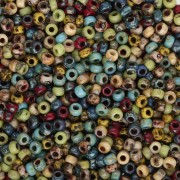 Mix de rocailles Miyuki 11/0 - Forest Moss x8g