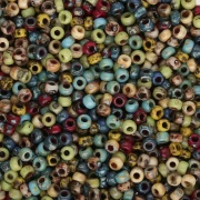 Mix de rocailles Miyuki 11/0 - Forest Moss x8g