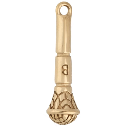 Breloque micro 20x5.5 mm - Acier inoxydable 316 Doré x1