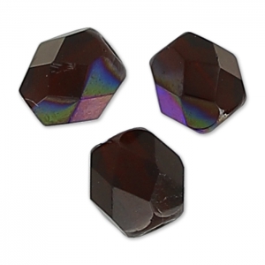 Lot De 25 Perles Facettées Bohème 6mm Péridot - Preciosa - Neuf