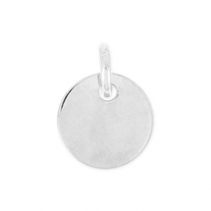 Breloque médaille 11 mm en Argent 925 x1