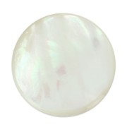 Cabochon rond 25 mm Nacre Blanc|raw }}