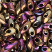 Gold - Long Magatama Miyuki 4x7 mm LMA-188 - Metallic Purple Gold Iris x5g Long Magatama Miyuki 4x7 mm LMA-188 - Metallic Purple Gold Iris x5g