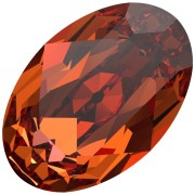 Cabochons - Cabochon PureCrystal 4120 6x4 mm - Persian Red x1 Cabochon PureCrystal 4120 6x4 mm - Persian Red x1
