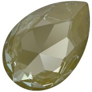 Cabochon PureCrystal 4327 30x20 mm - Crystal Herbal Green Lux x1