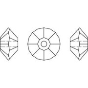 Toupies aplaties PureCrystal 5305 5 mm - Crystal Golden Shadow x30