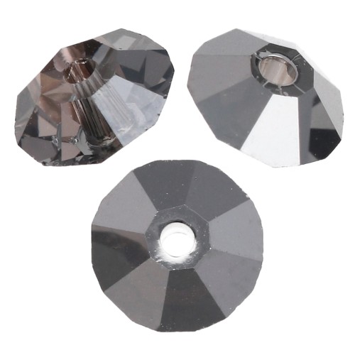 Toupies aplaties PureCrystal 5305 5 mm - Crystal Silver Night x30