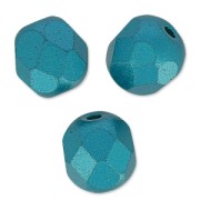 Facettes 6 mm Alabaster Pastel Emerald x25|raw }}