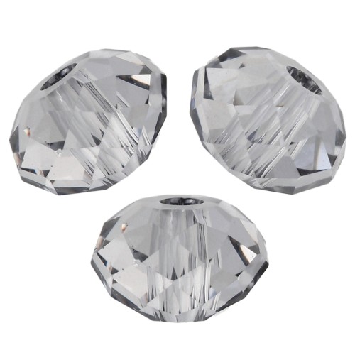 Perle ronde aplatie PureCrystal 5040 6 mm - Crystal Urban Grey x1