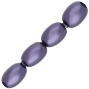 Perles nacrées PureCrystal Grain de riz 5824 4 mm - Crystal Iris Pearl x20