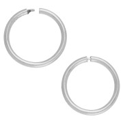Créoles fines 10 mm - Argent 925 x2
