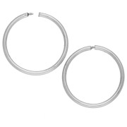 Créoles fines 12 mm - Argent 925 x2