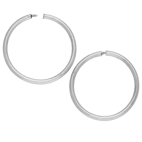 Créoles fines 12 mm - Argent 925 x2