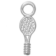 Breloque raquette de tennis 16x5 mm - Argent 925 x1|raw }}