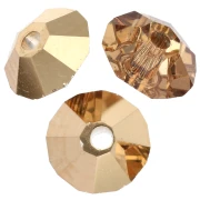 Toupies aplaties PureCrystal 5305 5 mm - Crystal Aurum x30