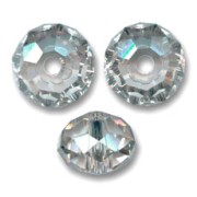Ronde aplatie Swarovski 5040 6 mm Black Diamond x1