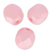 Facettes 6 mm Pastel Pink Pearl x25