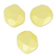 Facettes 6 mm Pastel Yellow Pearl x25|raw }}
