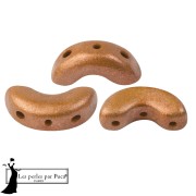 Crystal - Perles en verre Arcos® par Puca® 5x10 mm - Bronze Light Copper x10g Perles en verre Arcos® par Puca® 5x10 mm - Bronze Light Copper x10g