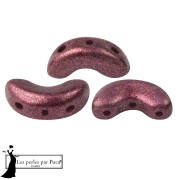 Crystal - Perles en verre Arcos® par Puca® 5x10 mm - Bronze Light Plum x10g Perles en verre Arcos® par Puca® 5x10 mm - Bronze Light Plum x10g