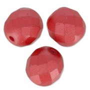 Facettes 8 mm Pastel Dark Coral x20
