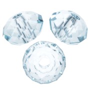 Perle ronde aplatie Swarovski 5040 6 mm - Light Azore x1