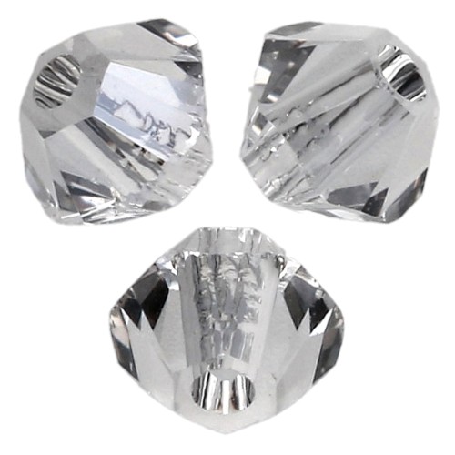 Toupies en cristal Swarovski 5328 3 mm Crystal Urban Grey x50