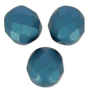 Facettes 8 mm Pastel Petrol x20