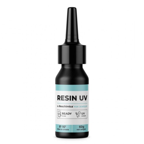 Résine UV Reschimica avec filtre anti-jaunissement - Transparent x60gr