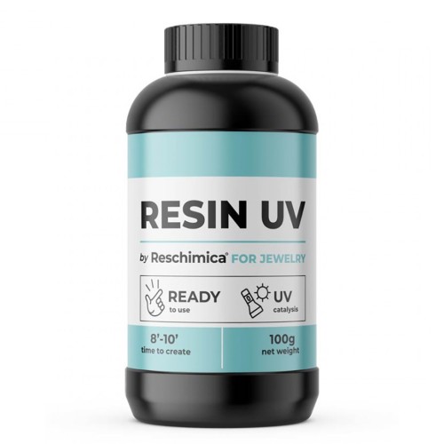 Résine UV Reschimica avec filtre anti-jaunissement - Transparent x100gr