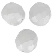 Facettes 8 mm Pastel Grey Pearl x20