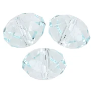 Perle ronde aplatie PureCrystal 5040 8 mm - Light Azore x1