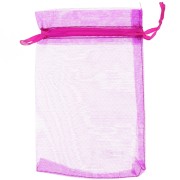 Sachets Organza 95x150 mm Hot Pink x20