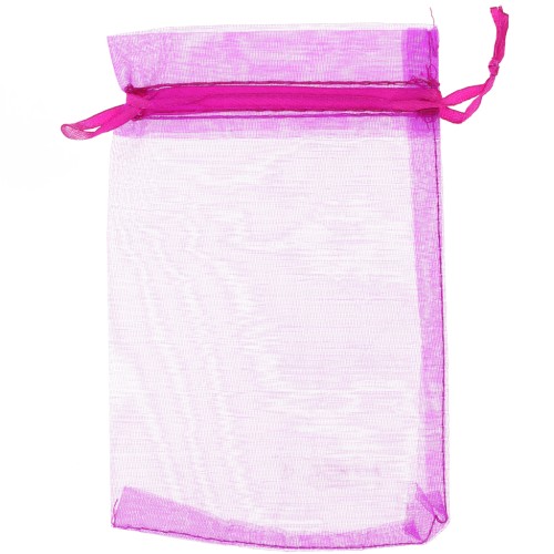 Sachets Organza 95x150 mm Hot Pink x20