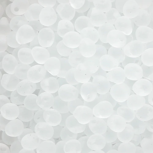 Mini-gouttes Miyuki 3.4 mm DP131F - Crystal Mat x8g