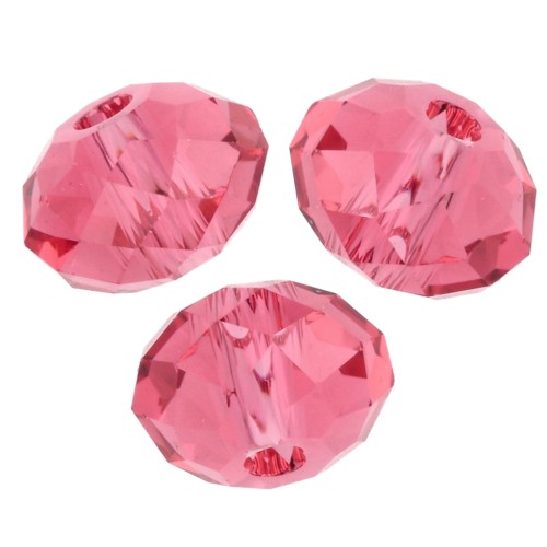 Perle ronde aplatie Swarovski 5040 6 mm - Padparasha x1