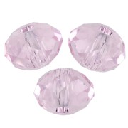 Perle ronde aplatie Swarovski 5040 6 mm - Rosaline x1