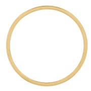 Anneaux de montage et tissage cercle 16 mm - Acier inoxydable 304L Doré x20