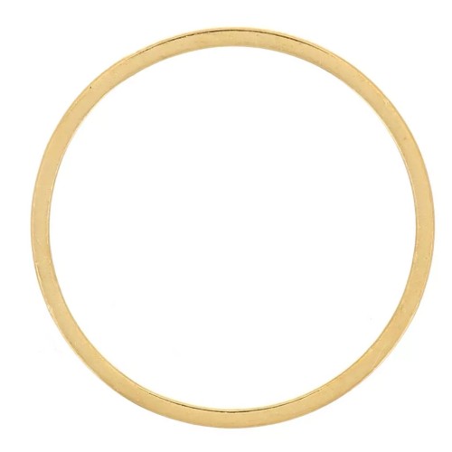 Anneaux de montage et tissage cercle 16 mm - Acier inoxydable 304L Doré x20